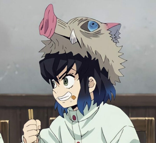 why does inosuke wear a boar mask 