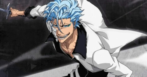 grmmjow blue hair anime character 